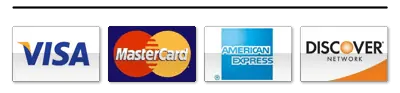 WE ACCEPT ALL MAJOR CREDIT CARDS