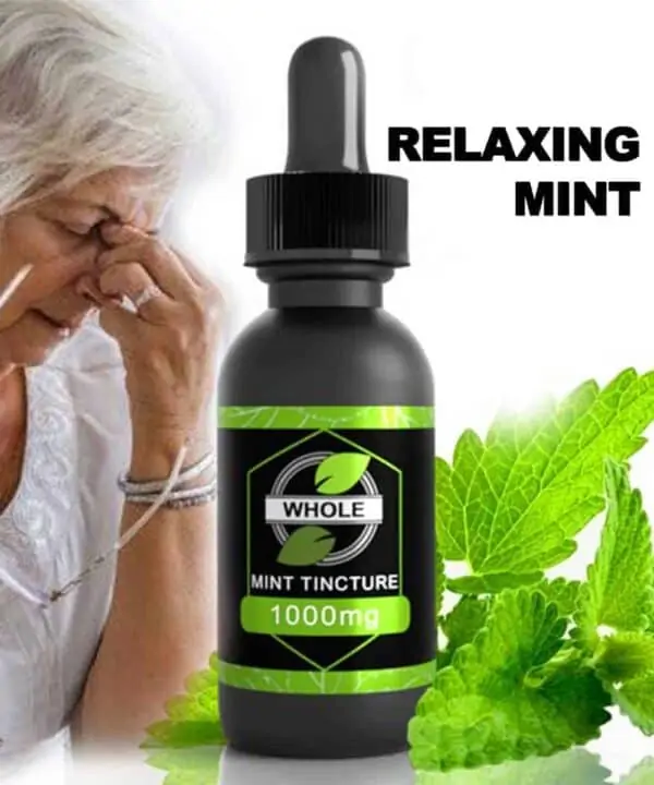 WHOLE MINT 1000MG MINT CBD OIL TINCTURE WITH NATURAL HERBAL EXTRACTS