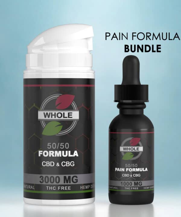 CSave $60 When you purchase of our 3000mg 50/50 CBD and CBG Pain Lotion, and our 1000mg 50/50 CBD and CBG Oil  
