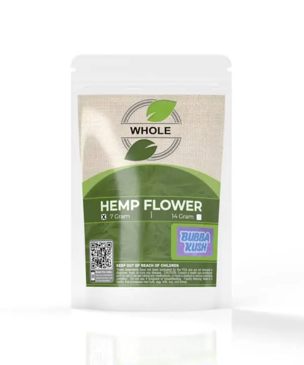 WHOLE 7g Premium CBD Hemp Flower - Bubba Kush